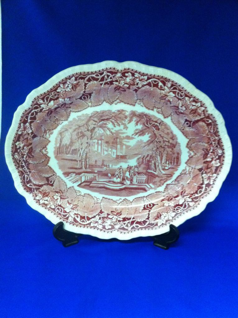 Ironstone Pink 'Vista' Platter